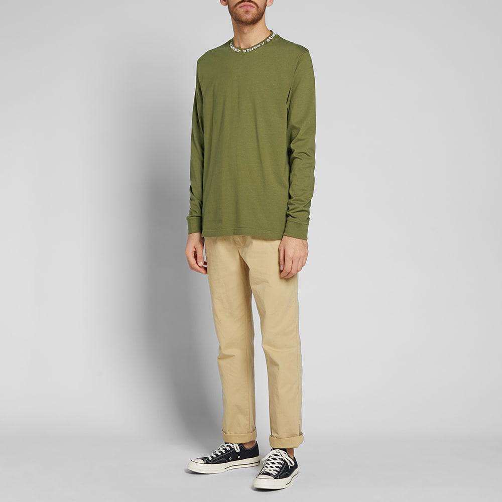 stussy owen long sleeve crew sweatshirt
