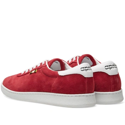 Shop Aprix Suede Low Sneaker In Red