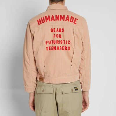 Shop Human Made Corduroy Work Jacket In Pink