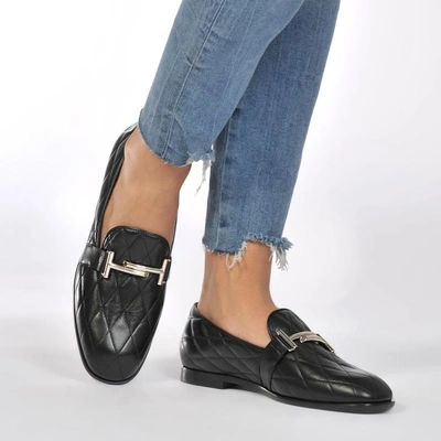 Tod's quilted best sale loafer