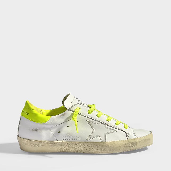 golden goose neon yellow