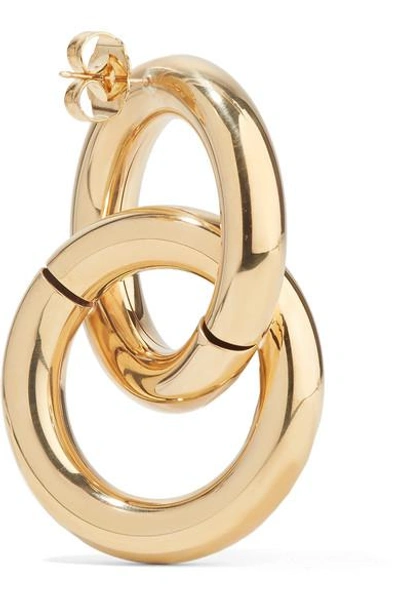 Shop Laura Lombardi Interlock Gold-tone Earrings