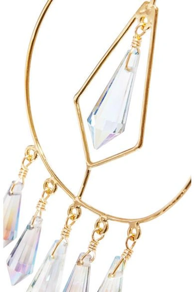 Shop Mercedes Salazar Gold-tone Crystal Earrings