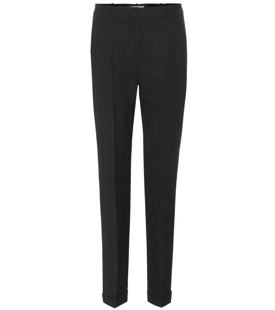 Jacquemus Le Pantalon Carino Straight Pants In Black | ModeSens