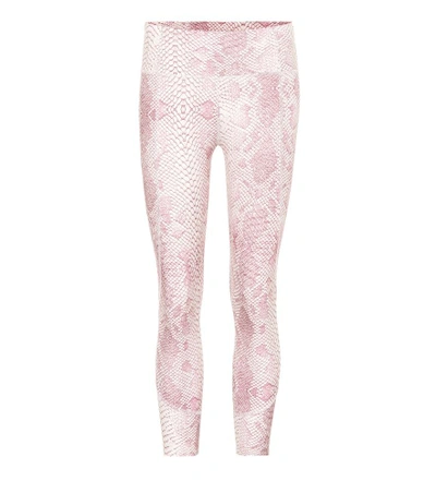 Shop Varley Kensington Printed Leggings In Pink