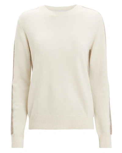 Shop 10 Crosby Ivory Lurex Stripe Sweater
