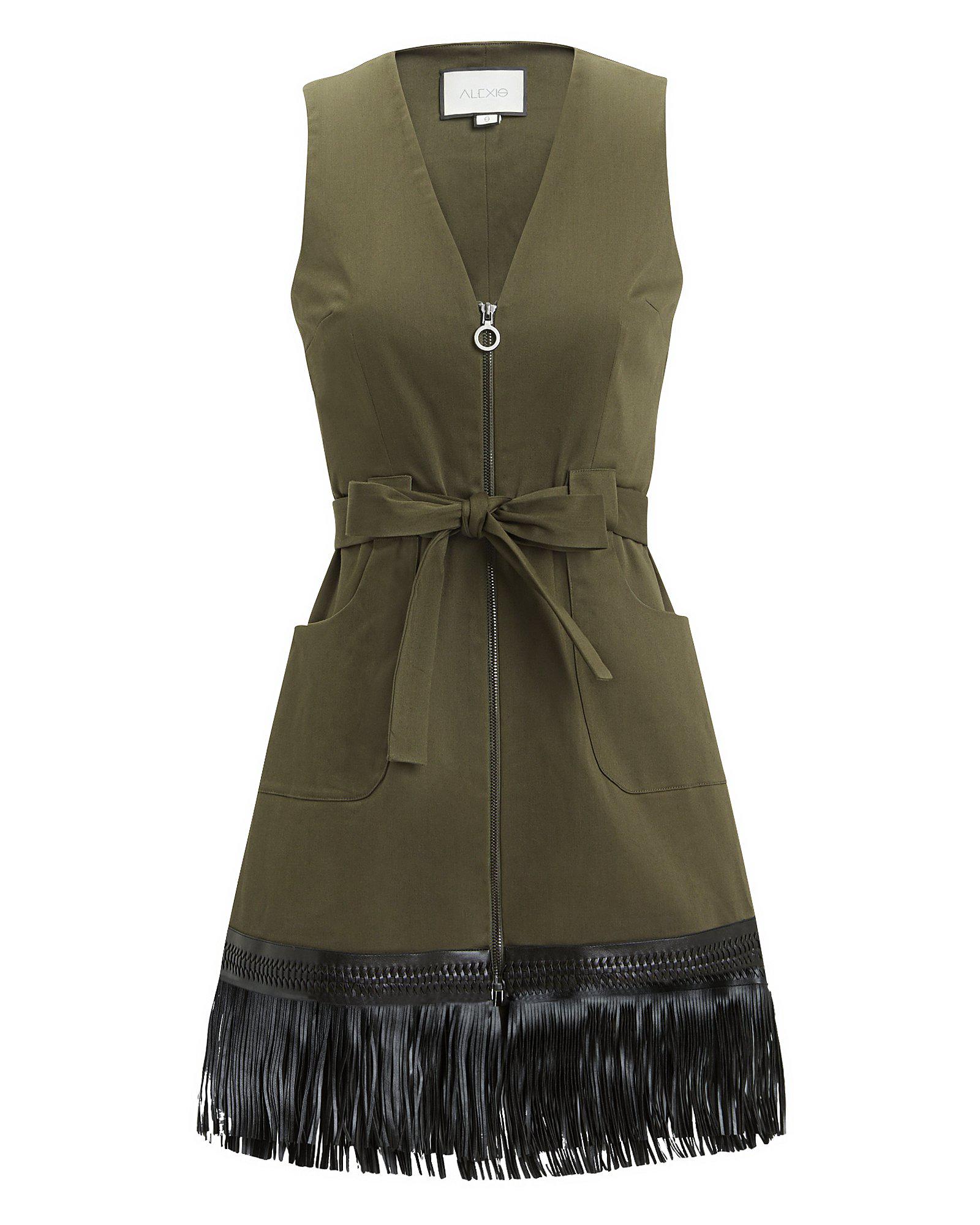 alexis fringe dress