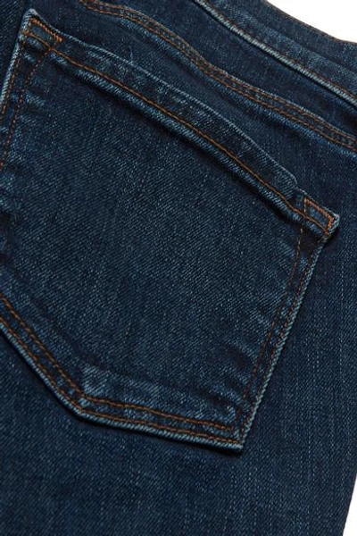 Shop J Brand Sallie Mid-rise Bootcut Jeans In Dark Denim