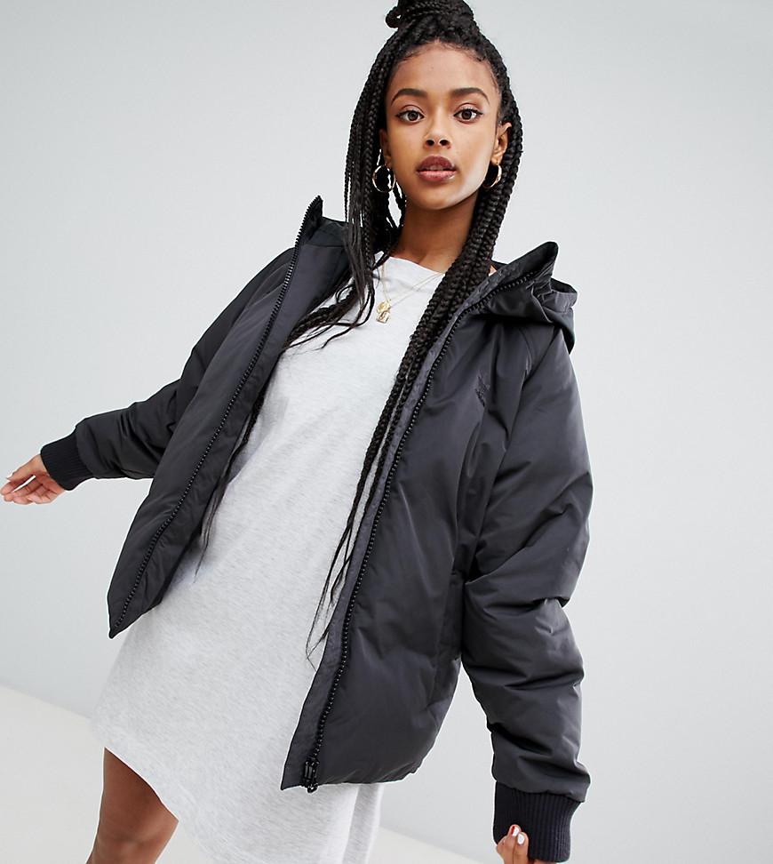 adidas originals short down filled jacket in black