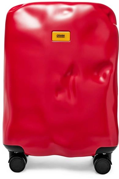 Shop Crash Baggage Icon Cabin Hardshell Suitcase In Red