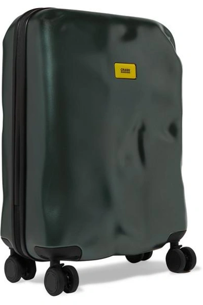 Shop Crash Baggage Icon Cabin Hardshell Suitcase In Green