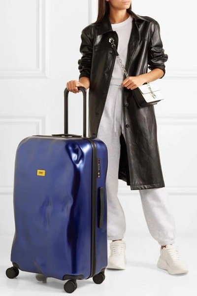 Shop Crash Baggage Icon Large Hardshell Suitcase In Blue