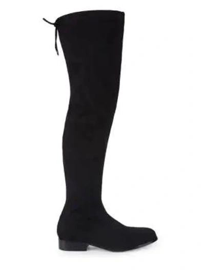 Shop Saks Fifth Avenue Stretch Over-the-knee Boots In Black