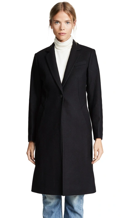 Shop Rag & Bone Daine Coat In Black