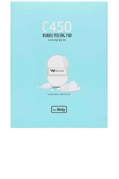 Shop Wish Formula C450 Bubble Peeling Pad For Body 4 Pack In Beauty: Na.
