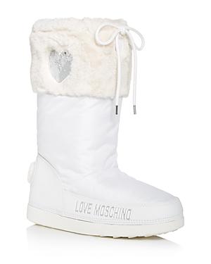 moschino fur moon boots