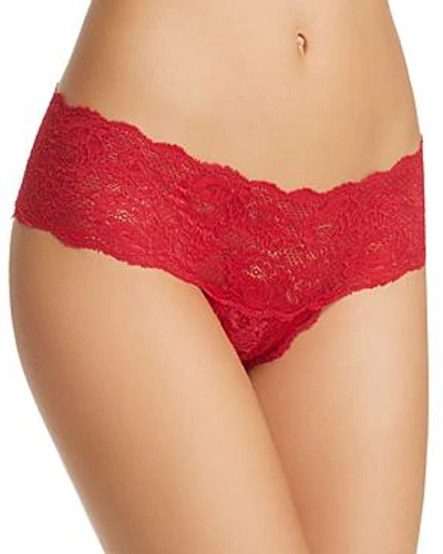 Shop Cosabella Never Say Never Hottie Hotpant In Mystic Red