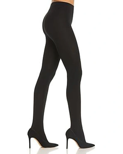 Shop Hue Brushed Sweater Tights In Black