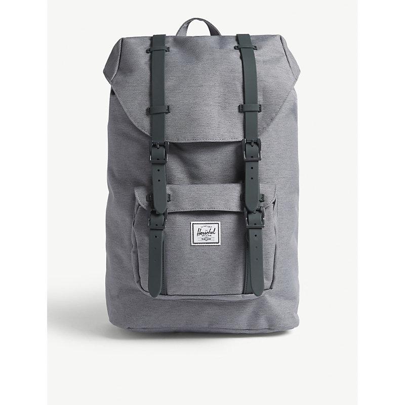 herschel mid grey crosshatch