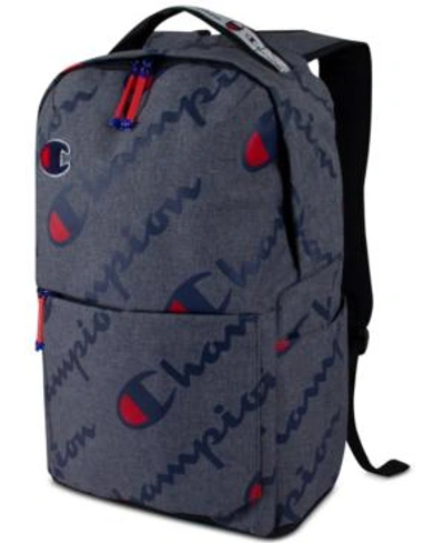 Shop Champion Men's Advocate Logo Backpack In Dark Grey