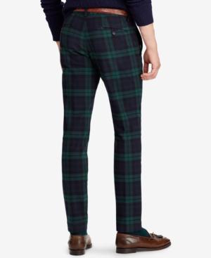 ralph lauren men's plaid pants