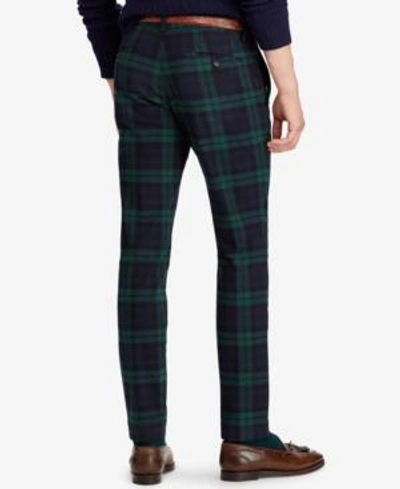 Polo Ralph Lauren Men's Straight Fit Tartan Plaid Pants In Blackwatch |  ModeSens