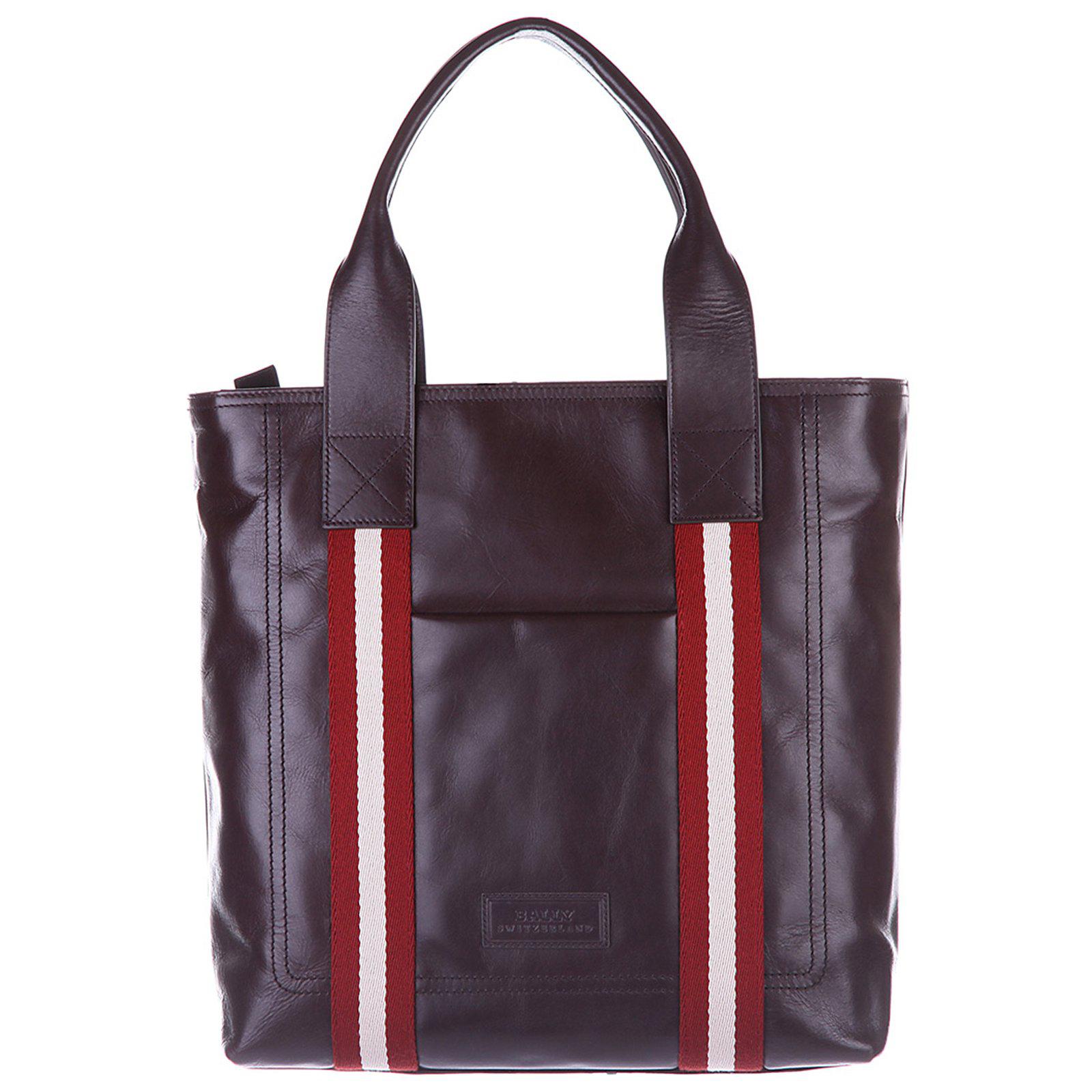 Bally Logo Detail Stripe Tote Bag In Multi | ModeSens