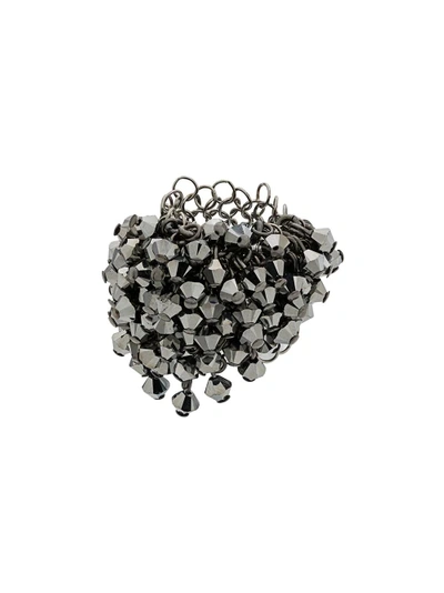 Shop Marc Le Bihan Geometric Bead Ring - Metallic