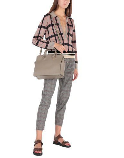 Shop Loriblu Handbag In Dove Grey