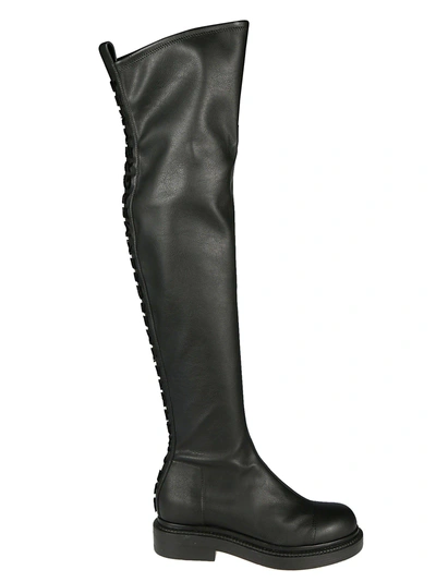 Shop Greymer Treads Knee-high Boots In Nero