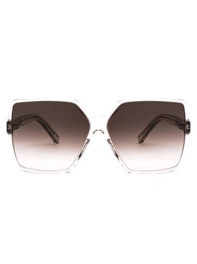 Shop Saint Laurent Betty Sunglasses In C005
