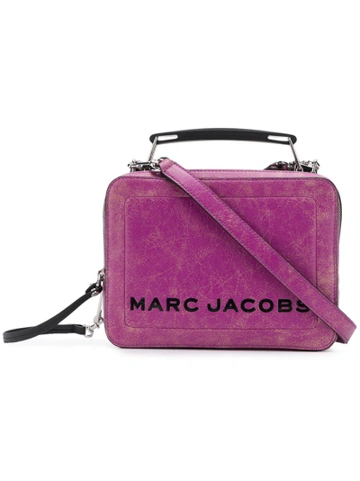 Shop Marc Jacobs Square Shaped Crossbody Bag - 567 Rhubarb