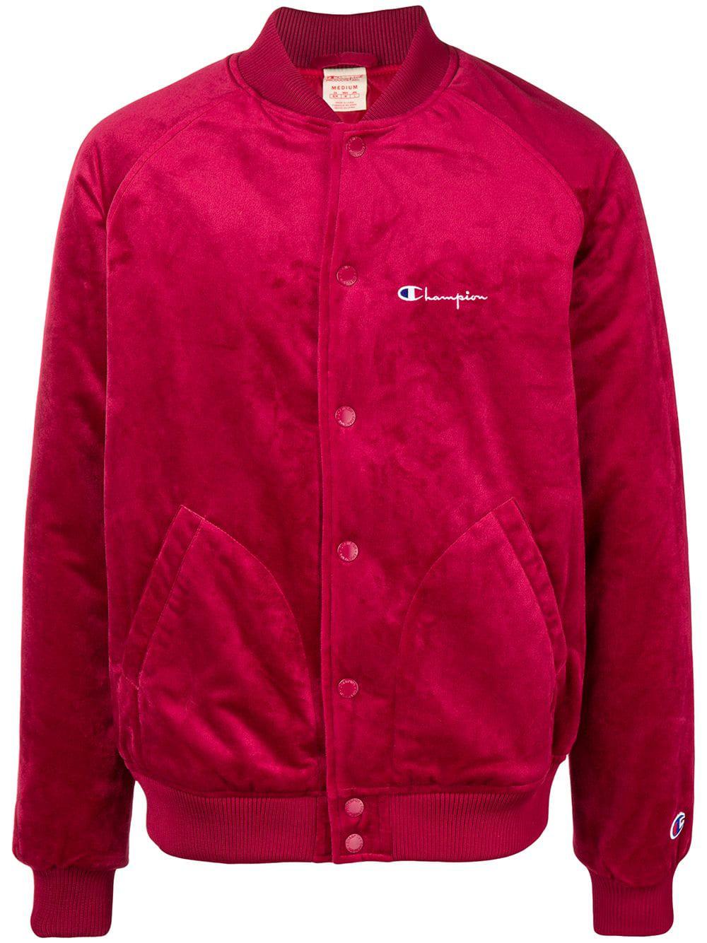 champion burgundy jacket