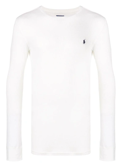 Shop Polo Ralph Lauren Classic Brand T In White