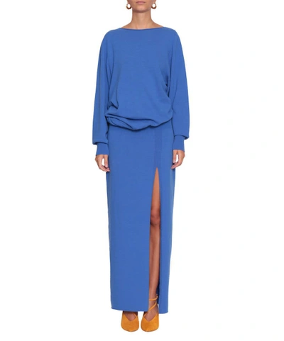 Shop Jacquemus La Robe Jeema Dress In Blu