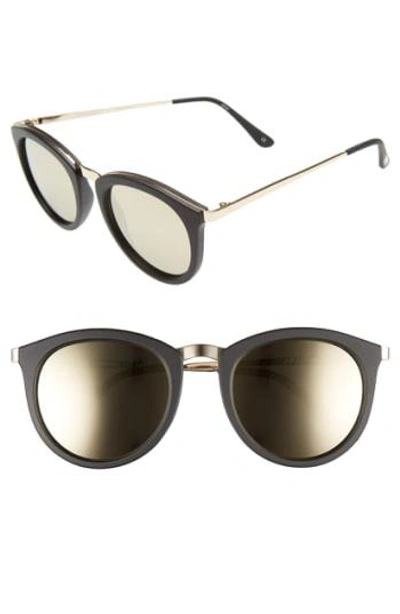 Shop Le Specs No Smirking Limited 50mm Sunglasses - Matte Black