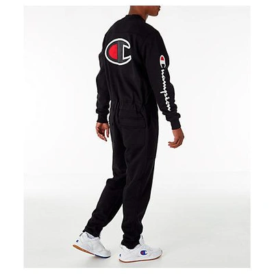 terra principale Maori senza casa front view champion mens super fleece  overalls black contrasto footpad generalmente