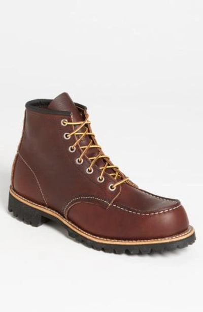Shop Red Wing Moc Toe Boot In Briar Oil Slick- 8146