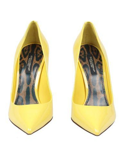 Shop Dolce & Gabbana Pump In Yellow