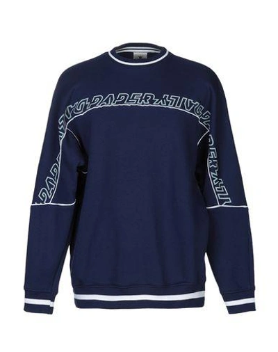 Shop Daily Paper Sweatshirt In Dark Blue