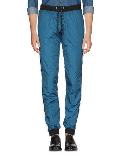 Shop Andrea Crews Casual Pants In Deep Jade