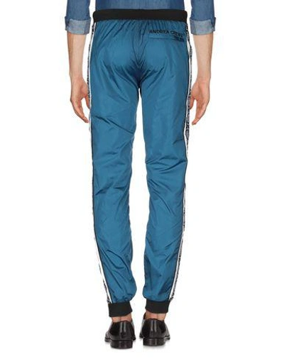 Shop Andrea Crews Casual Pants In Deep Jade