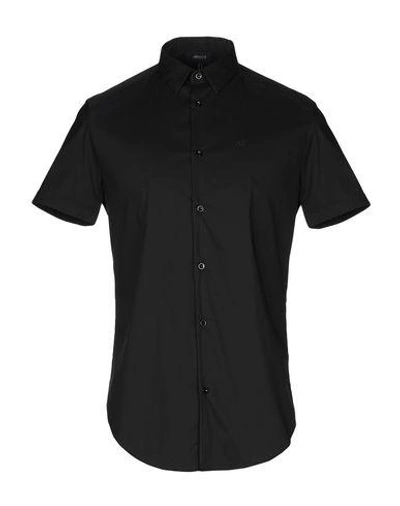 Armani Jeans Shirts In Black