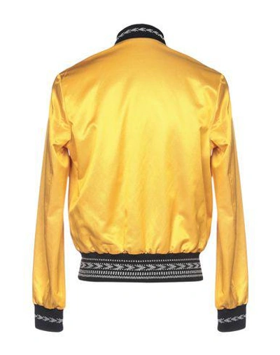 Shop Saint Laurent Jackets In Yellow