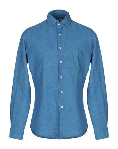 Shop Glanshirt Shirts In Blue