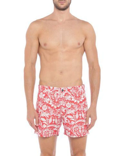 Shop Riz Boardshorts Swim Shorts In Red