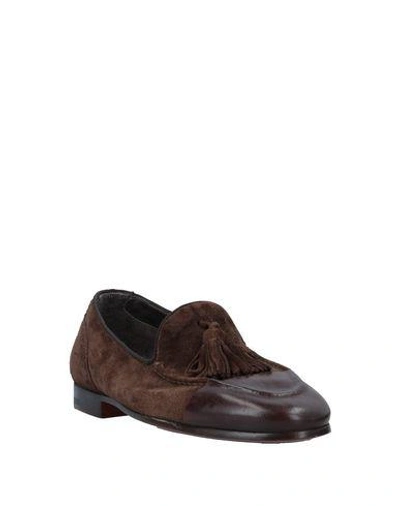 Shop Alberto Fasciani Loafers In Cocoa