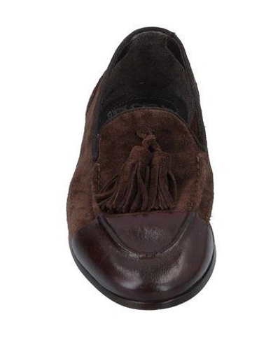 Shop Alberto Fasciani Loafers In Cocoa