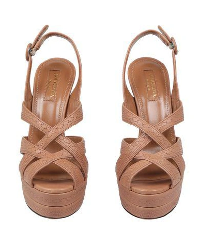 Shop Aquazzura Sandals In Brown