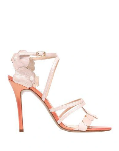 Shop Camilla Elphick Sandals In Light Pink